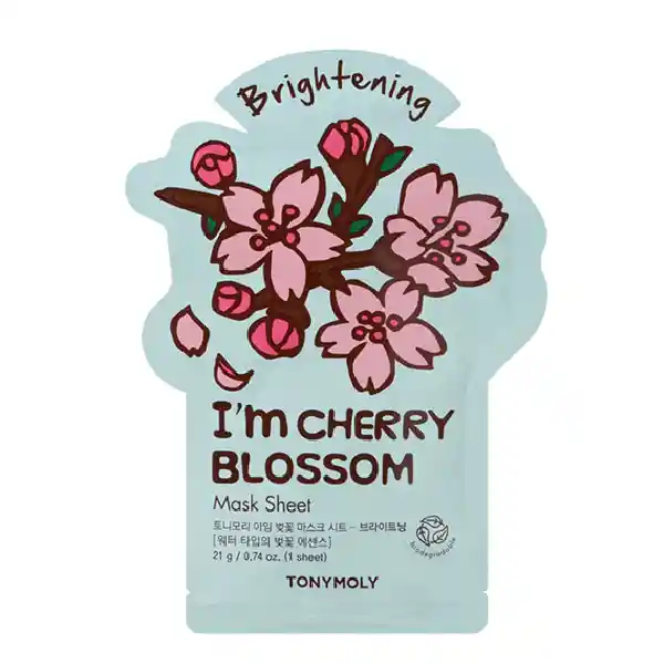 Mascarilla Facial Antioxidante Tony Moly I'm Cherry Blossom 21 Gr