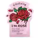 Mascarilla Facial Hidratante Tony Moly I'm Rose 21gr