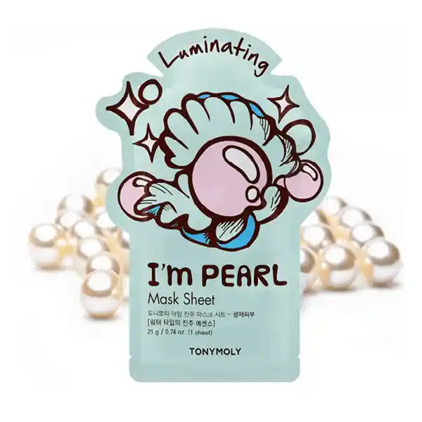 Mascarilla Facial Iluminadora Tony Moly Im Pearl 21 Gr