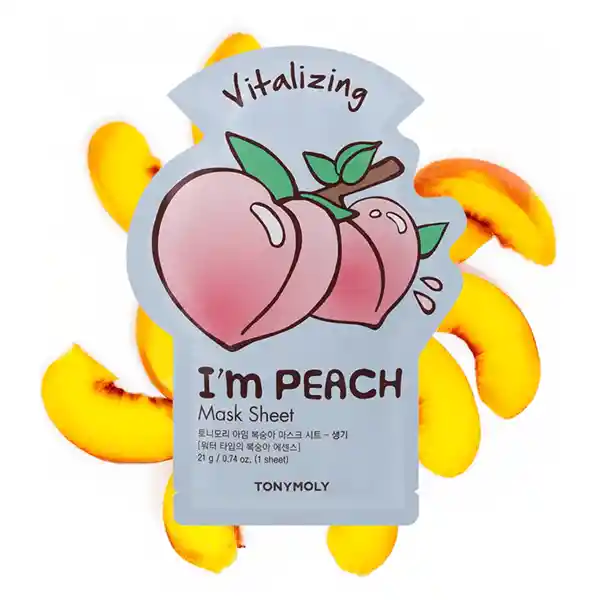 Mascarilla Facial Revitalizante Tony Moly I'm Peach 21 Gr