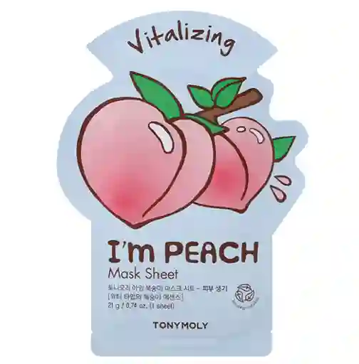 Mascarilla Facial Revitalizante Tony Moly I'm Peach 21 Gr