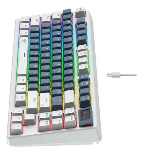 Teclado Mecanico Full Rgb Kb884l Con Pantalla Led Y Suiches Rojos 🔴