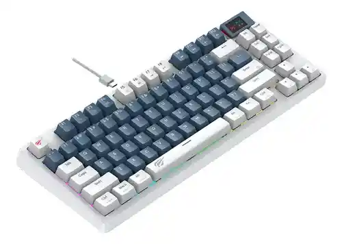 Teclado Mecanico Full Rgb Kb884l Con Pantalla Led Y Suiches Rojos 🔴