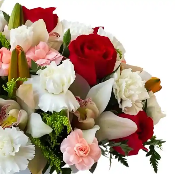 Esencia De Mujer – Arreglo Floral En Caja Blanca