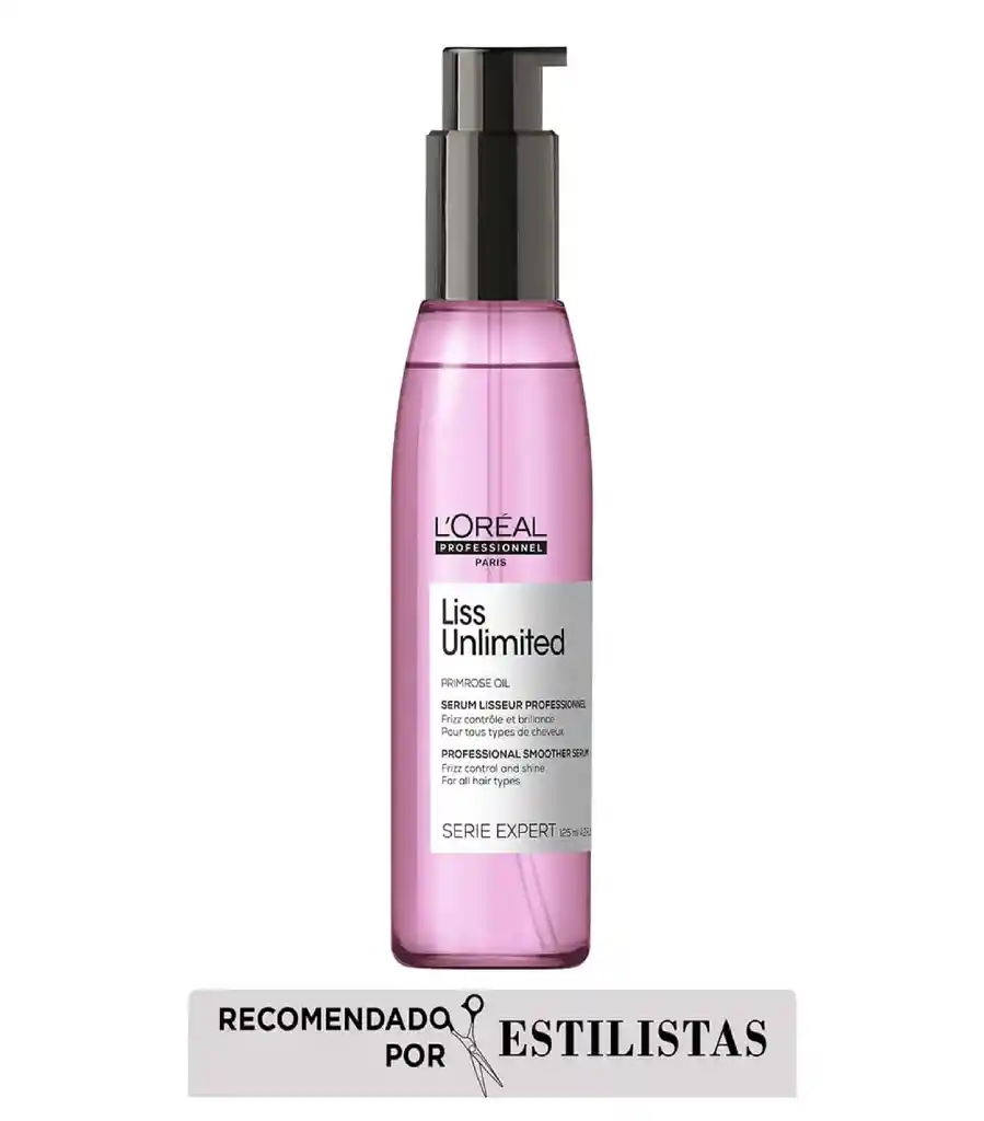 Sérum Liss Unlimited Control Anti Frizz Loreal Professionnel 125ml