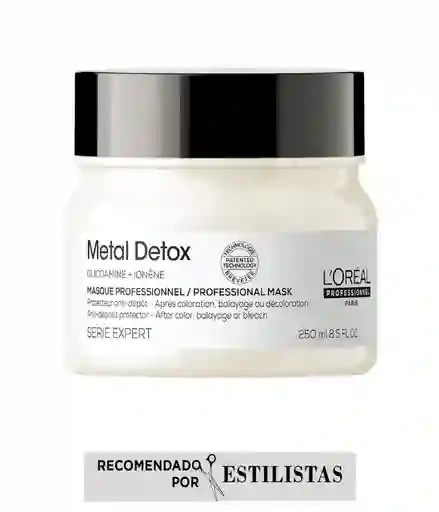 Mascarilla Profesional Metal Detox Desintoxicación Loreal Professionnel 250ml