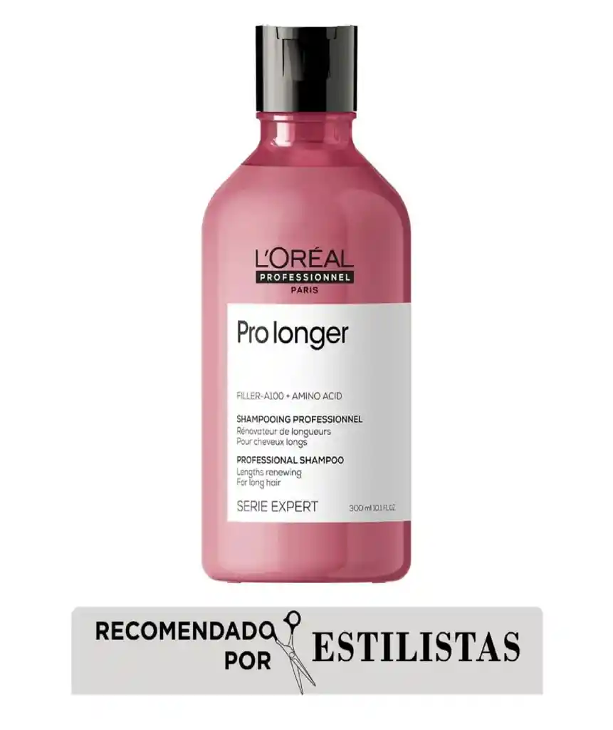 Shampoo Prolonger Engrosa Puntas Del Cabello Largo Loreal Professionnel 300ml