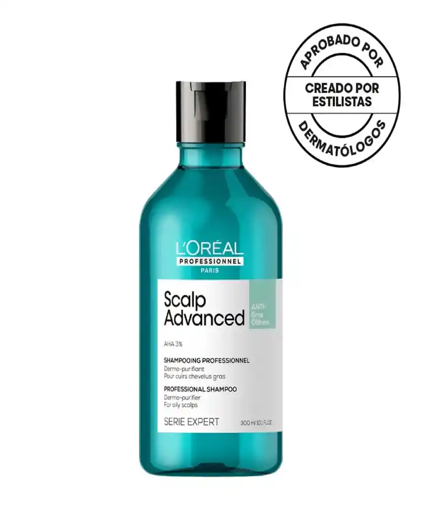 Shampoo Scalp Advanced Anti Grasa Loreal Professionnel 300 Ml