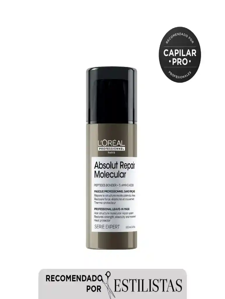 Termoprotector Absolut Repair Molecular Reparación Molecular Loreal Professionnel 100 Ml
