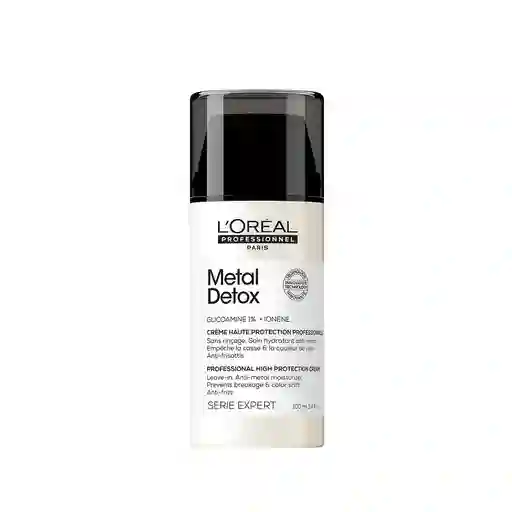 Crema Para Peinar Protección Uv Metal Detox Anti-quiebre Para Cabello Dañado 100ml Loreal Professionnel