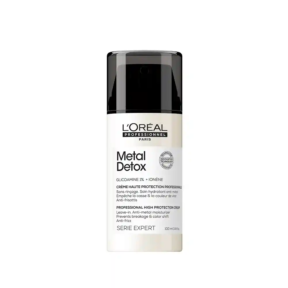 Crema Para Peinar Protección Uv Metal Detox Anti-quiebre Para Cabello Dañado 100ml Loreal Professionnel