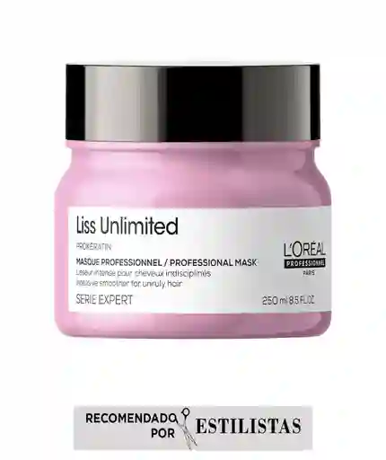 Mascarilla Liss Unlimited Control Anti Frizz Loreal Professionnel 250ml
