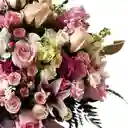 Flores Románticas Rosadas