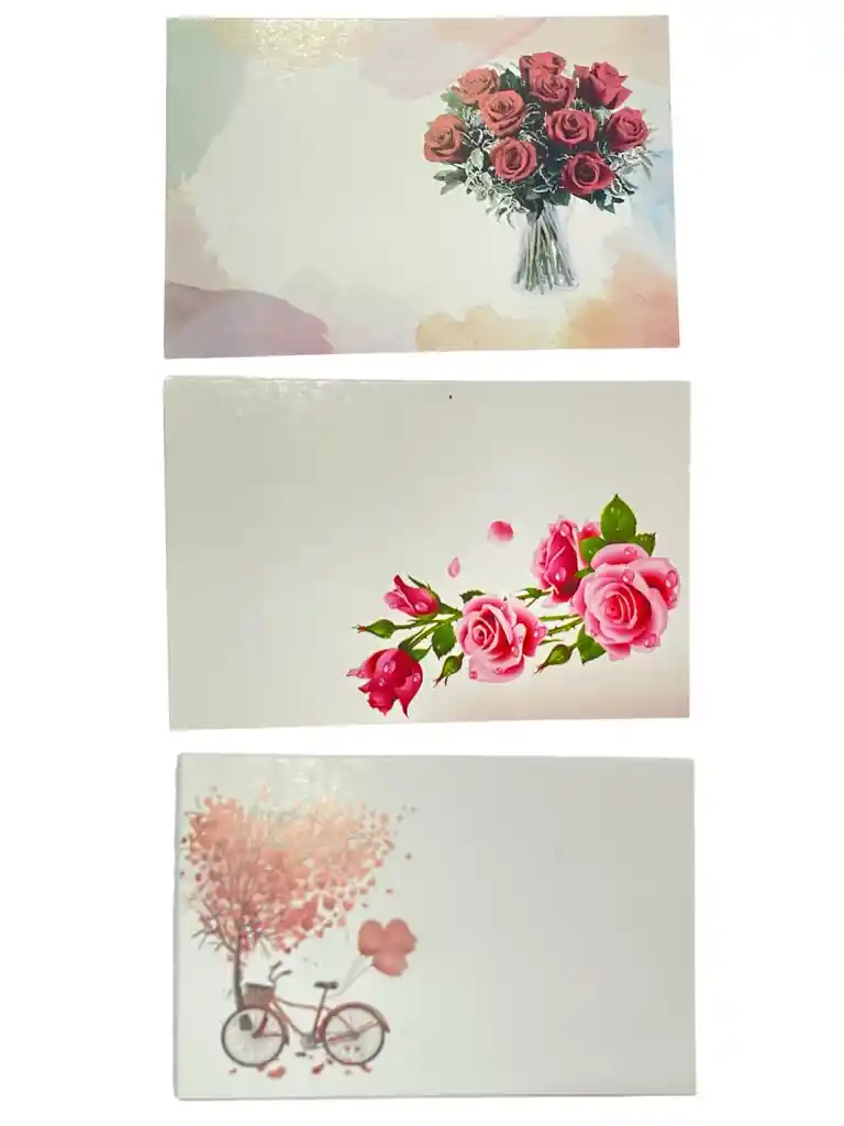 Tarjeta De Feliz Dia Feliz Dia - Feliz Cumpleaños - Floral - De Para - 12*8cm