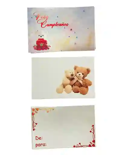 Tarjeta De Feliz Dia Feliz Dia - Feliz Cumpleaños - Floral - De Para - 12*8cm