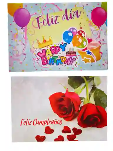 Tarjeta De Feliz Dia Feliz Dia - Feliz Cumpleaños - 16*11cm