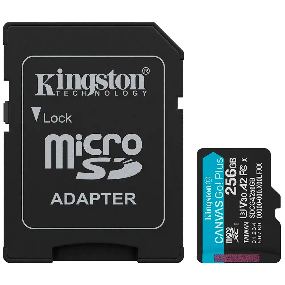 Memoria Micro Sd Kingston 256gb Canvas Go! Plus (v30 A2)