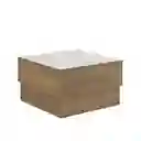 Mesa Auxiliar Bertolini 60x60x35cm Cafe Mdp