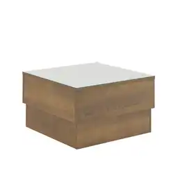 Mesa Auxiliar Bertolini 60x60x35cm Cafe Mdp