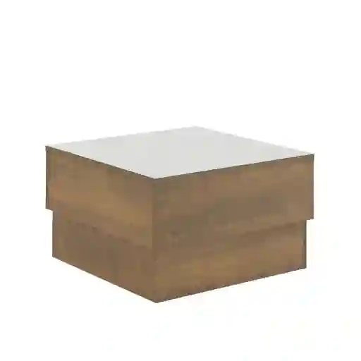 Mesa Auxiliar Bertolini 60x60x35cm Cafe Mdp