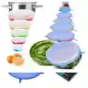 Funda Silicona Tapa Hermético Alimentos Frutas