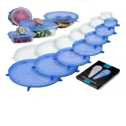 Funda Silicona Tapa Hermético Alimentos Frutas