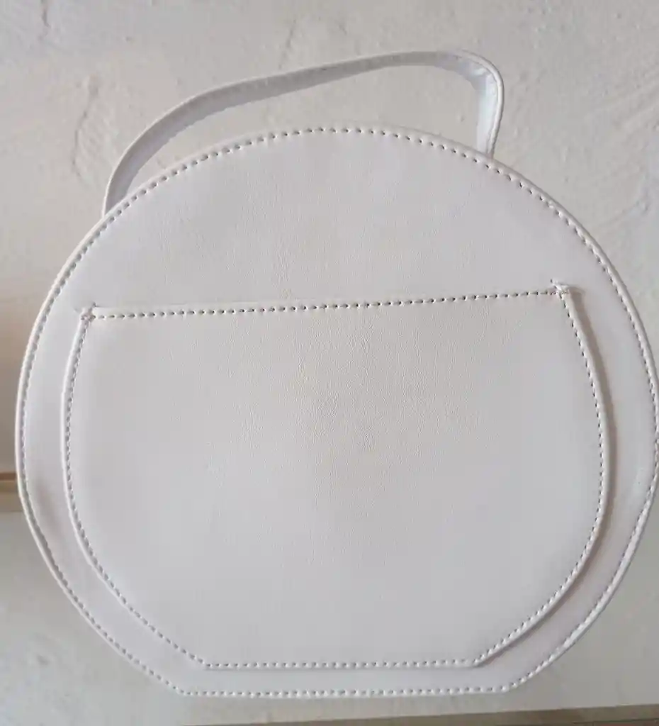 Bolso Blanco Redondo
