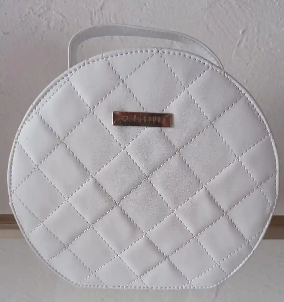 Bolso Blanco Redondo