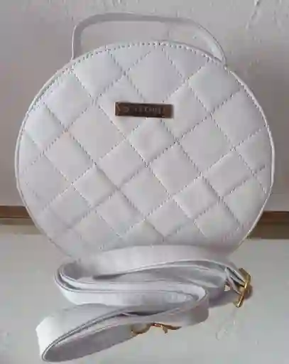 Bolso Blanco Redondo