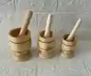 Mortero Madera Pequeño