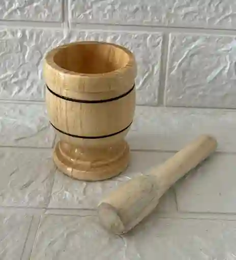 Mortero Madera Pequeño