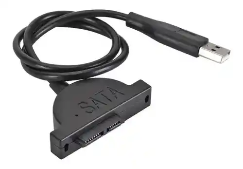 Adaptador Mini Sata A Usb Para Unidad Dvd De Portatil