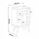 Mesa Auxiliar Bertolini Bar 45x72x32cm Cafe Mdp
