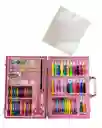 Set De Arte Para Niños De 126 Piezas Anime Rosa