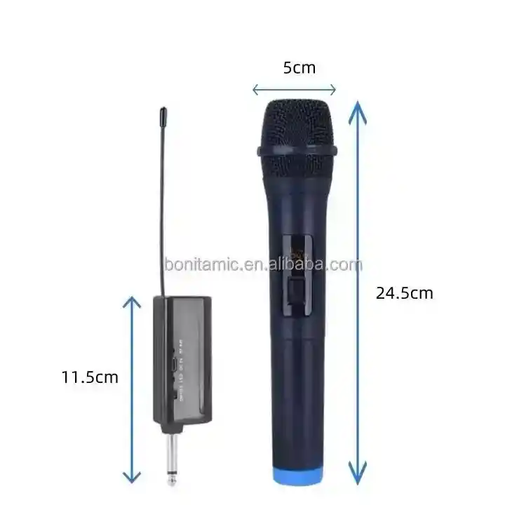 Microfono Inalambrico Vm-51 Negro Compatible
