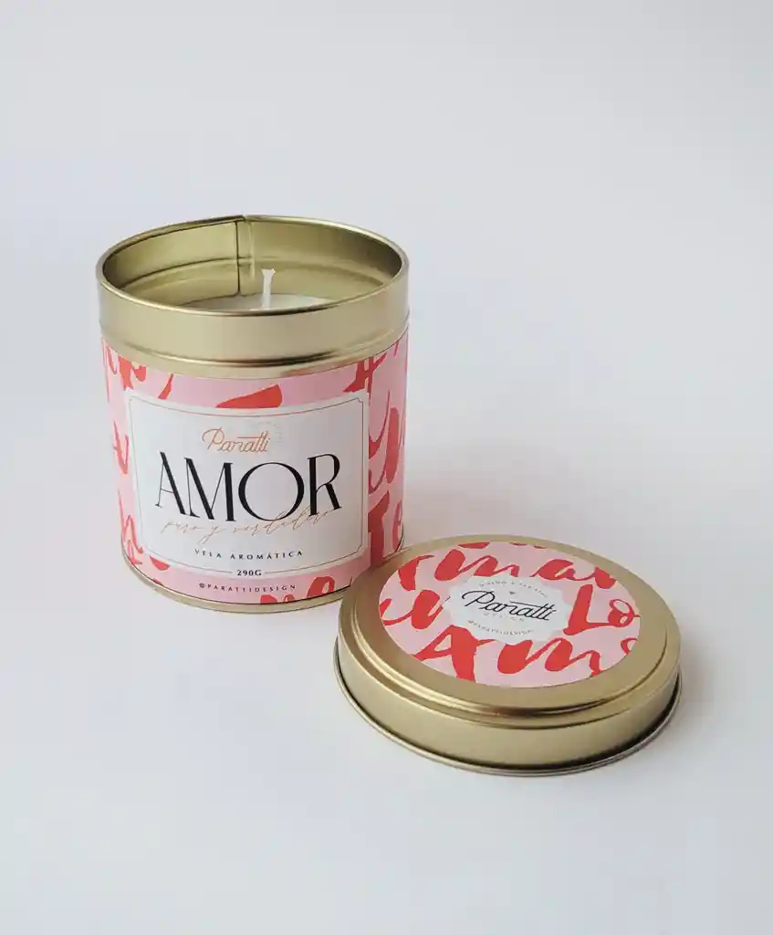 Vela Aromática De Amor