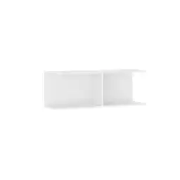 Repisa Bertolini 78x27x22cm Blanco Mdp