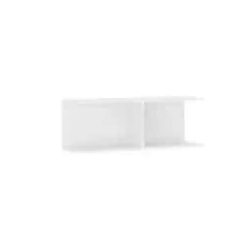 Repisa Bertolini 78x27x22cm Blanco Mdp