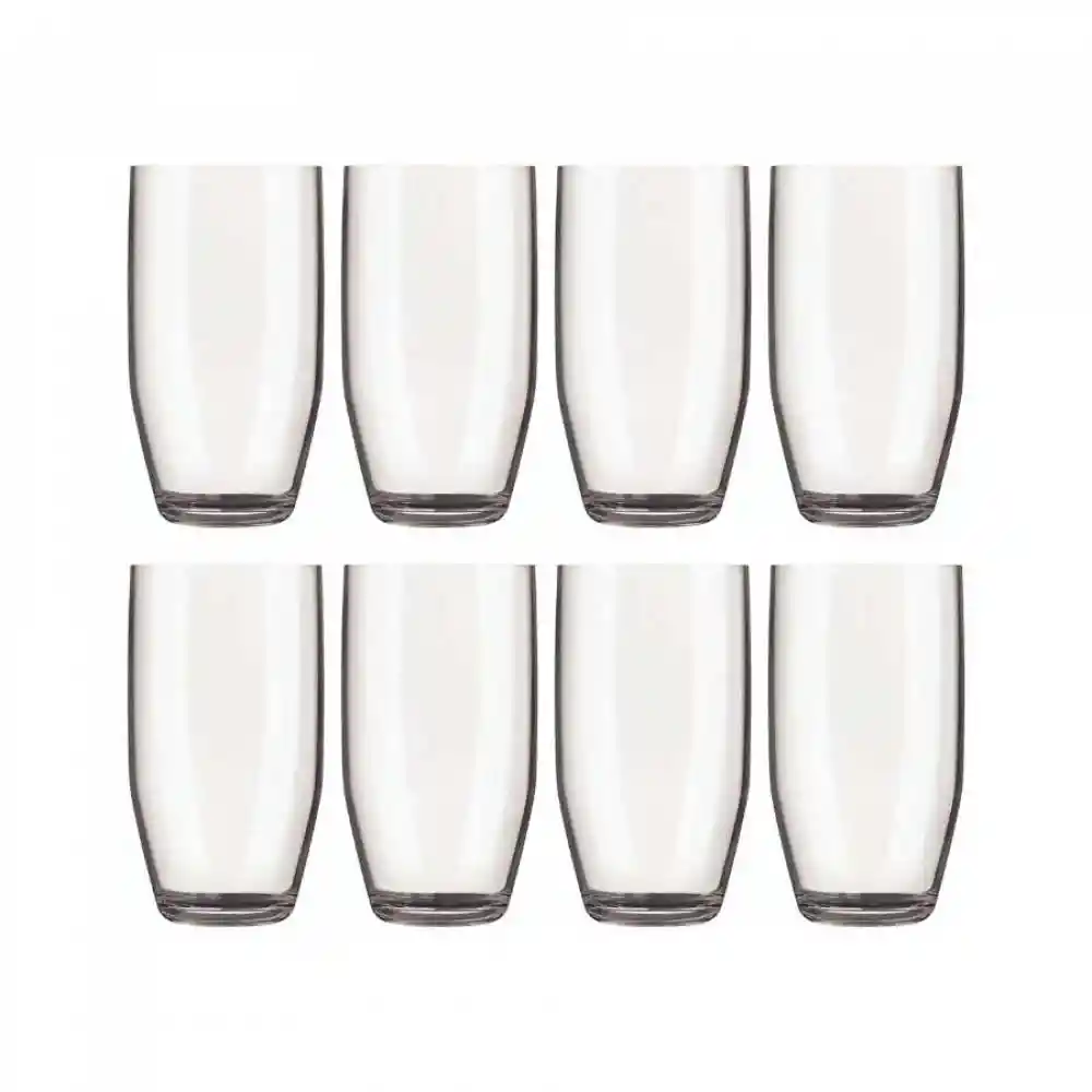 Vaso Largo Cristar Opera 408 Ml 8 Und Vidrio