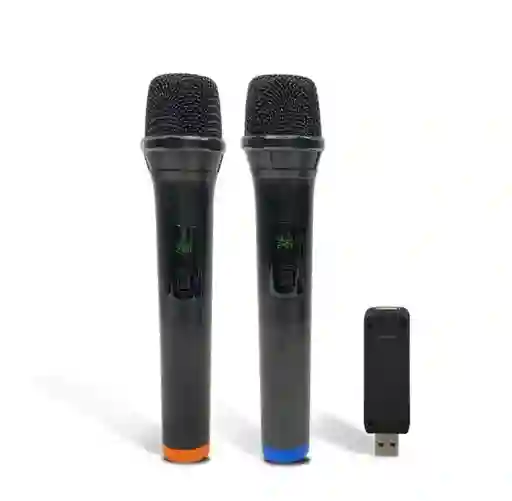 Microfno Inalambrico Duo V-16u X2 Negro Compatible