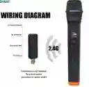 Microfno Inalambrico Duo V-16u X2 Negro Compatible