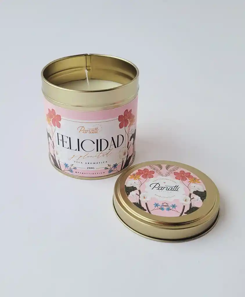Vela Aromática De Felicidad