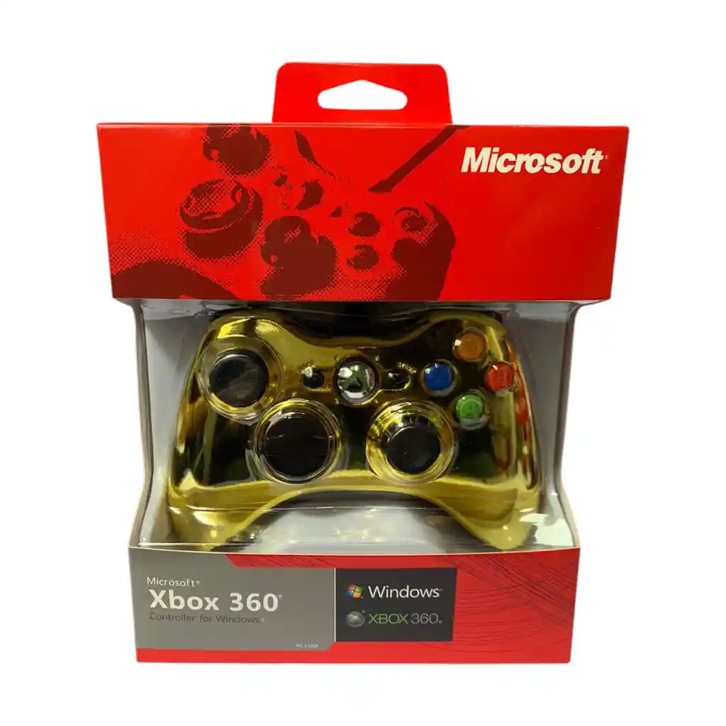 Control De Cable Para Xbox 360 Y Pc Cromados