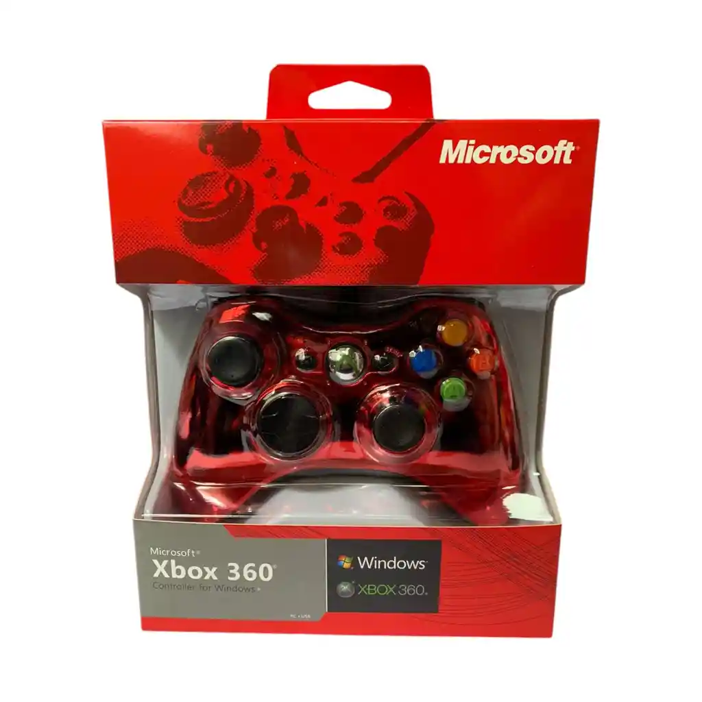 Control De Cable Para Xbox 360 Y Pc Cromados