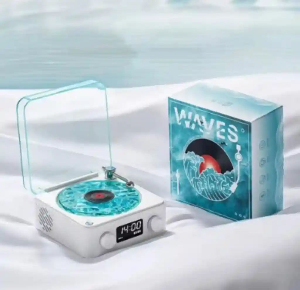 Reproductor De Discos Retro Con Sonido Pequeño Inalámbrico