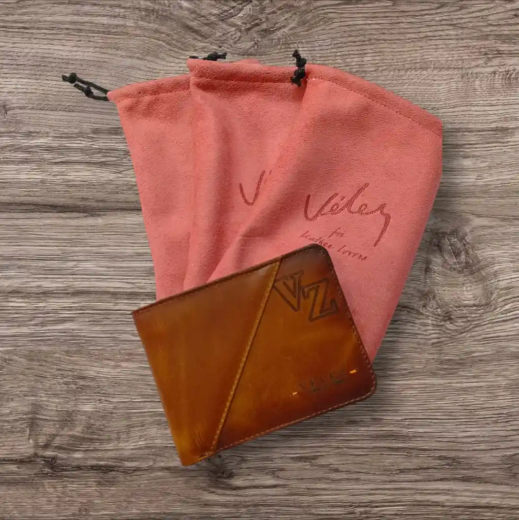 Billetera Hombre Velez Cuero Genuino De Alta Calidad Incluye Elegante Estuche Terciopelo