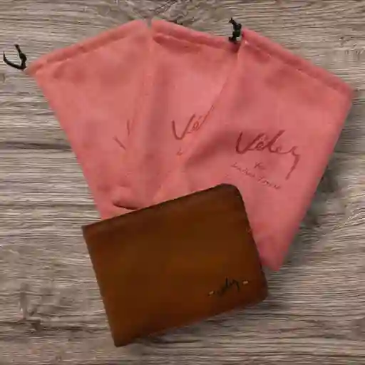 Billetera Hombre Velez Cuero Genuino De Alta Calidad Incluye Elegante Estuche Terciopelo