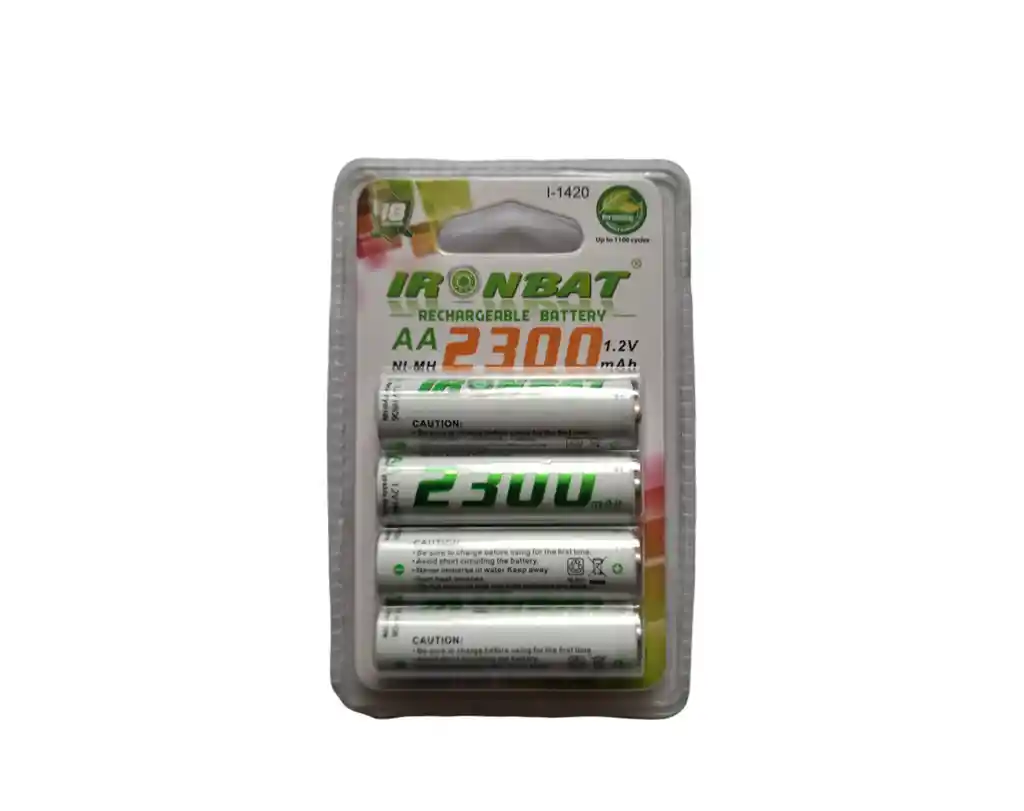 Pilas Recargables Aa X4 Unidades De 2300 Amp