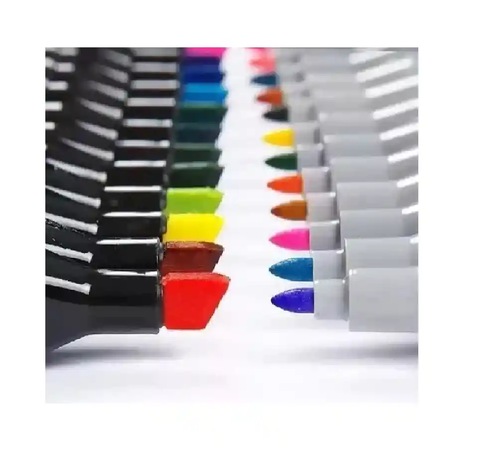 Marcadores A Base De Alcohol De Doble Punta 80 Colores