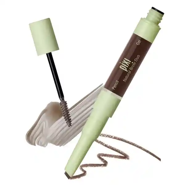 Lápiz Y Gel Para Cejas Pixi Natural Brow Duo Deep Brunette 2.5ml